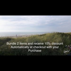Bundle 2 or more items and save 10% discount